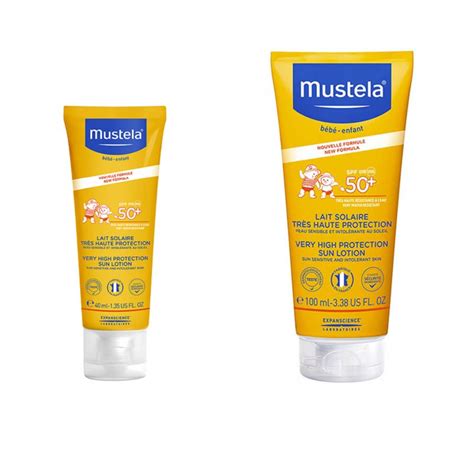 Lait Solaire Visage Spf 50+ Haute Protection 40ml Mustela