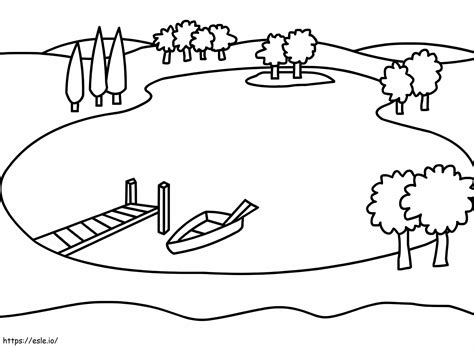 Lake Coloring