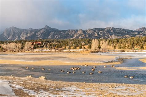 Lake Estes drained for dam maintenance and tunnel inspections