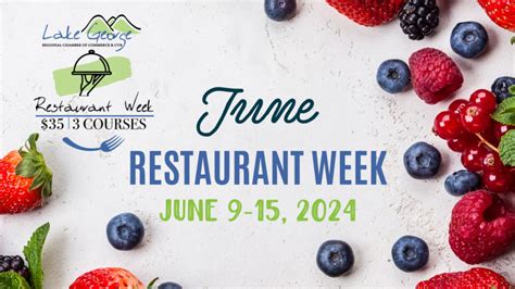Lake George Restaurant Week returns in June