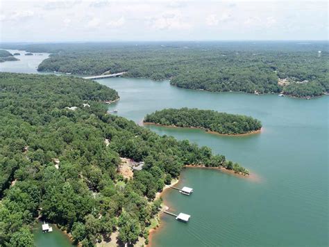 Lake Hartwell, South Carolina Fishing and Lake Maps