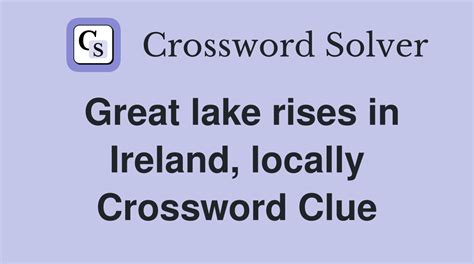 Lake In Ireland. - Crossword Clue Answers - Crossword Solver