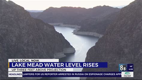 Lake Mead water level rises, defies projections