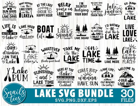 Lake SVG Design Bundles