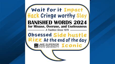 Lake Superior State Releases List of Banished Words for 2024