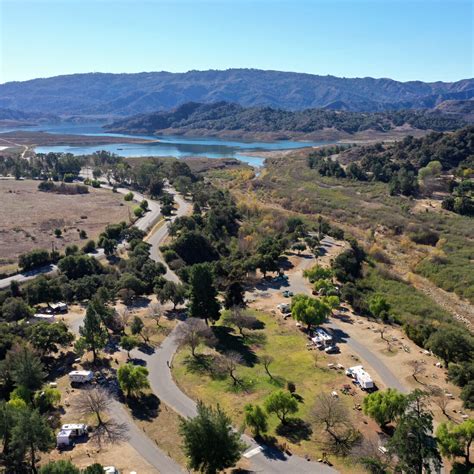 Lake Casitas is operated by the Casitas Municipal Water District. The lake is located only a few miles north of Ventura. Park hours vary by seasons. Generally in summer they open around 5:30 - 6:00 AM and close at 8:00 PM. Walk-ins and bicyclists are admitted free. Information: (805) 649-2233.. 