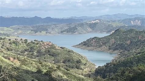 Santa Ana Creek, which feeds Lake Casitas, sits dry on June 7, 2021. The reservoir that supplies the Ojai Valley and parts of Ventura has dropped to 37% of its capacity. Scott Sanford of Casitas .... 