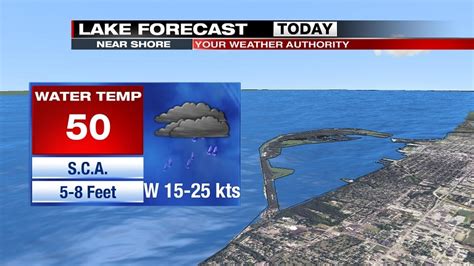 Lake erie near shore forecast. FZUS61 KCLE 120150GLFLE. Open Lake Forecast for Lake Erie. National Weather Service Cleveland OH. 950 PM EDT Wed Oct 11 2023. For waters beyond five nautical miles of shore on Lake Erie. Waves are the significant wave height - the average of the highest 1/3 of the wave spectrum. Occasional wave height is the average of the highest 1/10 of the ... 
