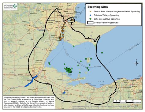 1 of a 3 Map Set Lake Erie is the 4th largest of the 5 Great Lakes and the 12th largest freshwater lake in the world. The fishing is changing,but the Western Basinis still …. 
