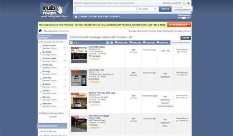 Home, Escort Reviews, Contact, and Forum are the rest of the main user options on Rubmap. But the Escort Reviews tab is a direct Escort Monkey link and should be ignored. The Contact tab does let you chit-chat with the site admin and the Forum tab takes you to the site forum. There are 21,922 topics there, plus 266,753 posts and it is as active ....