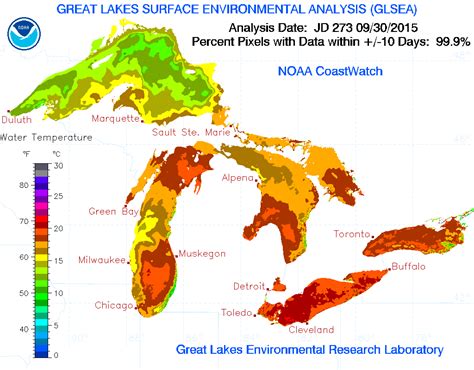 Lake michigan current water temperature. Current water temperature in St Joseph. Water temperature in St Joseph today is 47.3°F. Based on our historical data over a period of ten years, the warmest water in this day in St Joseph was recorded in 2021 and was 49.1°F, and the coldest was recorded in 2014 at 40.5°F. 