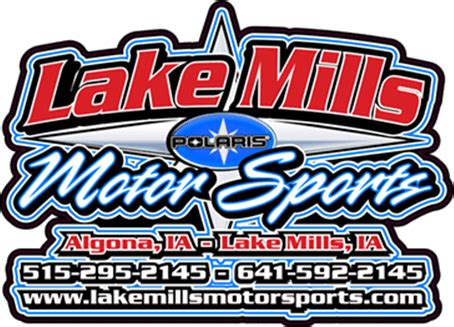 Shop Lake Mills Motor Sports II in Algona, Iowa to find your next . lake mills, algona location 888.685.9541 | 515.295.2145 2801 HWY 18 E., Algona, IA 50511. 2801 HWY ...