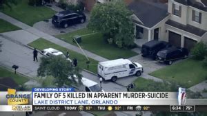 Lake nona murder suicide. Police identify family of 5 killed in murder-suicide in Lake Nona. Published: August 3, 2022, 5:42 PM. Tags: man killed family lake nona, murder suicide family, orlando police, lake nona, murder ... 