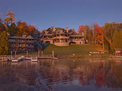 Lake placid lodge ny. Awesome vibe. Lake Placid is the jewel of the Adirondacks, clear, cold and strewn with leafy islands; Lake Placid Lodge stands upon its emerald shore. A majestic hotel, built by hand in the Arts and Crafts tradition, is perfectly at home in its lakeside setting. There are thirteen sumptuous rooms and seventeen luxurious cabins at the water’s ... 