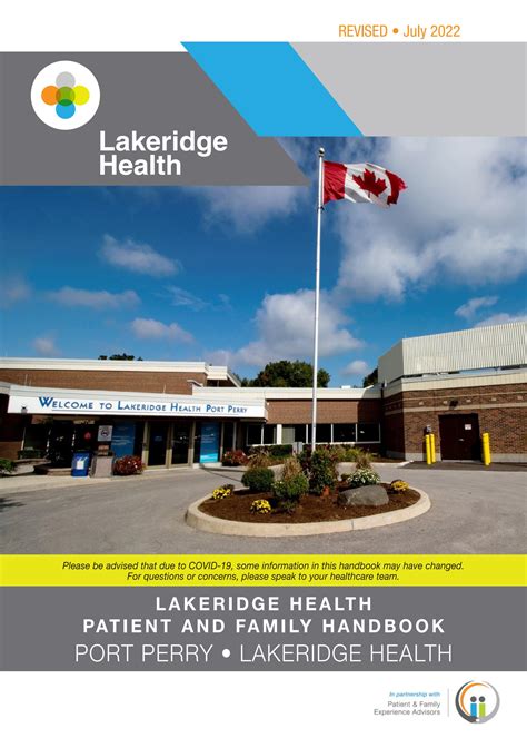 Lakeridge Health Patient and Family Handbook – Port Perry Hospital