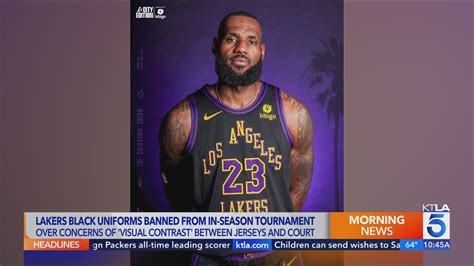 Lakers' black uniforms banned for in-season tournament semifinal