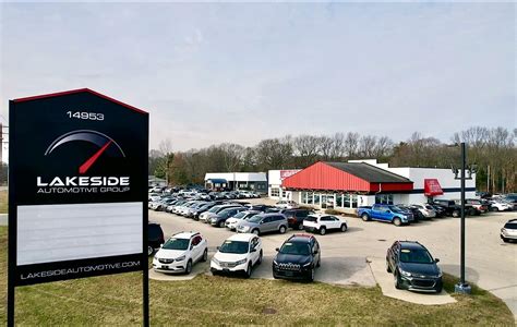 Lakeside automotive group. 14953 Cleveland St, Spring Lake, Michigan 49456. Directions. Sales: (616) 842-1020. 2.6. 15 Reviews. Write a review. Overview Reviews (15) Inventory (146) Filter Reviews by Keyword. repair warranty sales person time lemon customer service new vehicle buyers beware. 