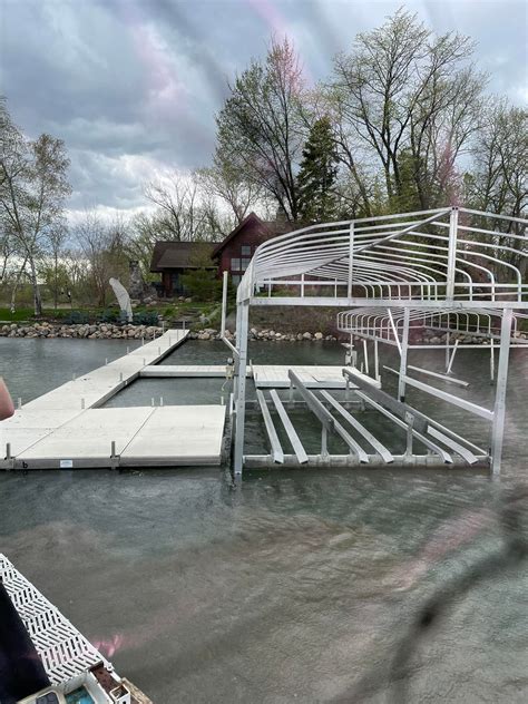 Lakeside dock and lift garfield mn. .  ...