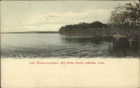 Lakeville CT Holley Grove & Lake c1910 Postcard eBay