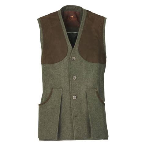 Laksen Sporting Rainerhorn Shooting Vest Green - Game & Gun