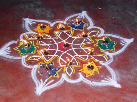 Lakshmi Hrudayam rangoli – Madhwa