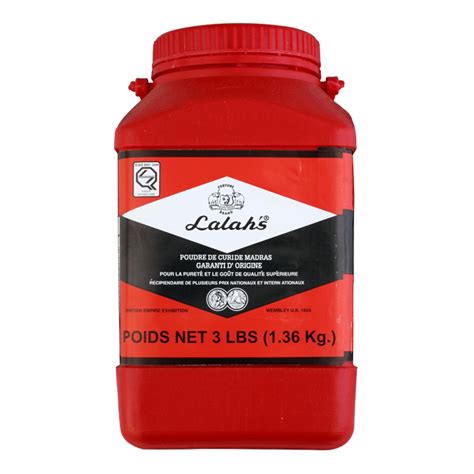 Lalah’s Curry Powder, 3 lbs/1.36 Kg - buyeasy.com