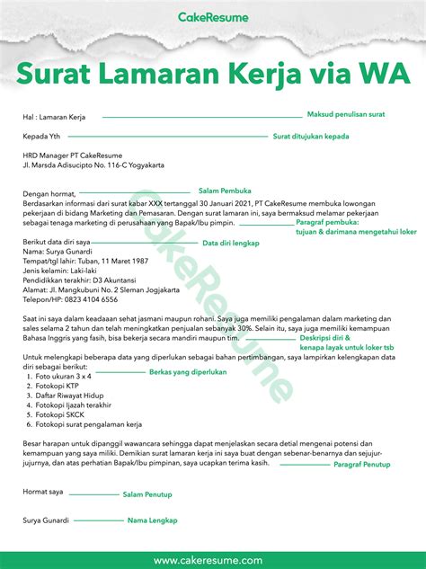 Lamaran Via Wa: Cara Mengirim CV Lewat WA yang Ampuh Dipanggil HRD image 1
