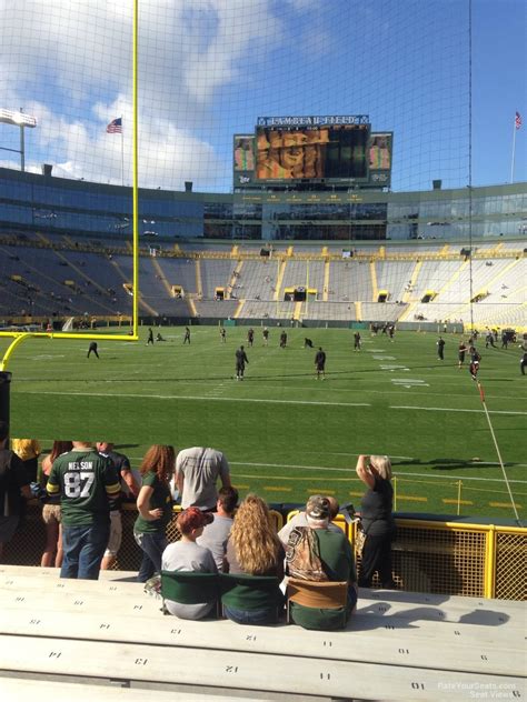 Lambeau field section 137. Seating view photos from seats at Lambeau Field, section 137, row f8637f97-320b-456a-90f0-485fdde1e5a4, home of Green Bay Packers. See the view from your seat at Lambeau Field., page 1. 