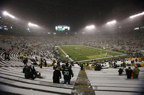 Here are the top five coldest NFL locations based on monthly averages in degrees Fahrenheit during the 2021-22 regular season: 1. Green Bay, Lambeau Field, 38 degrees. 2. Orchard Park, NY .... 