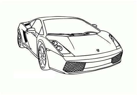Lamborghini Printable Coloring Pages