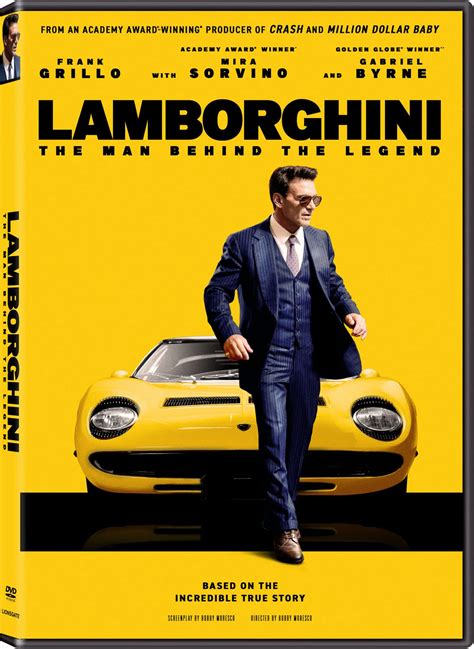 Lamborguini movie. Nov 2, 2022 ... “Lamborghini: The Man Behind The Legend” is set for release on Nov. 18, and the first trailer is out. The film stars Frank Grillo in the titular ... 