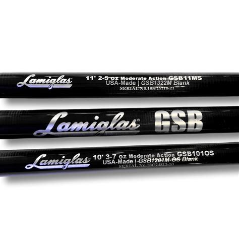 Lamiglas - 2-piece rods and 1-Piece rods 7'10" and under SHIP FREE over $159 to 48 USA States Alaska & Hawaii excluded ($40 Shipping) . 1-piece Rods and blanks 8' and over are subject to a oversize shipping and handling fee. Only unused rods and blanks purchased from www.lamiglas.com may be returned for a credit.