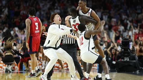 Lamont Butler hits jumper at the buzzer, sending San Diego State to its first national championship game