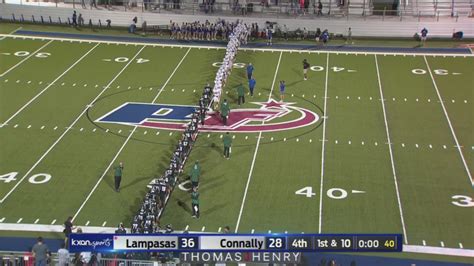Lampasas remains undefeated, holds off Pflugerville Connally 36-28