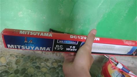 Lampu DC LED Mitsuyama DC 12v 15Watt - YouTube