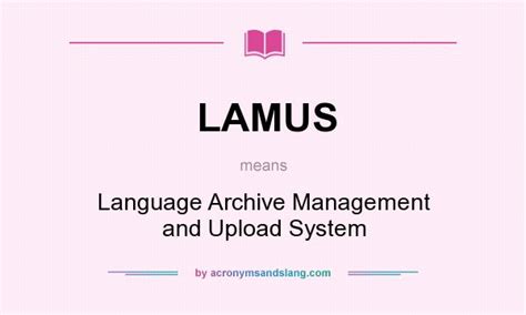 Lamus definition of Lamus by Medical dictionary