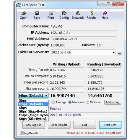 Lan speed test. LAN Speed Test (version 4) 4 / 17 · Fix: Windows - When testing over 4 GB (5 GB packets, 10 Packets of 500 MB, etc.), data size displayed incorrectly and results were incorrect · Fix: Mac - When testing to smb:// instead of to a mounted folder, LST would crash · Update: Registration screen - strip out spaces, line feeds, etc. that could make registering difficult 