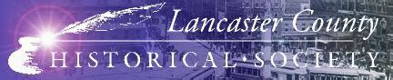 Lancaster county pa historical society.  Library and archives available t...