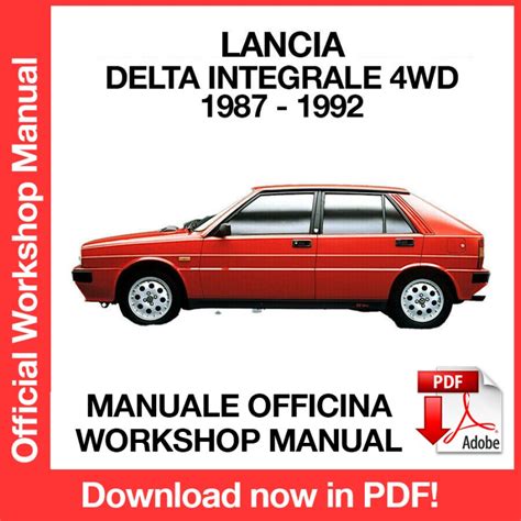 Lancia delta integrale manuale di riparazione officina per tutti i modelli del 1986 1993. - Ley no. 21.118 y decreto reglamentario no. 688/76.