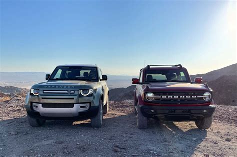 Land Rover Defender vs Ford Bronco in Glen Cove