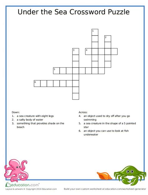 Land by the sea crossword. Land Of "20,000 Leagues Under The Sea" Crossword Clue Answers. Find the latest crossword clues from New York Times Crosswords, LA Times Crosswords and many more. ... We found 1 solutions for Land Of "20,000 Leagues Under The Sea". The top solutions are determined by popularity, ratings and frequency of searches. The most likely answer for … 