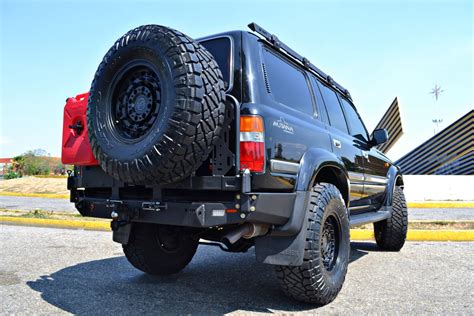 1x Dobinsons Toyota 100 Series Rear Bumper and Lexus LX470 with Tire and Jerry Can Carrier. $2,860.00. Subtotal $2,860.00. Add to cart. Share (1) SKU: BW80-4109 Categories: 100 Series Land Cruiser IFS (1998-2007), Accessories, Armor, Bumpers + Racks - 100 Series, Dobinsons, Excluded, LX470, Rear Bumpers Tag: bw80-4109 Brand: Dobinsons Spring ...