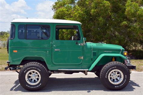 1971 Toyota Land Cruiser. 116,069 mi • 6 Cylinder • Tan. $ 57,777. or $724 /mo. No expenses spared full frame off restoration.The owner is reluctantly letting his prized toy go!!Original inline 6 completely rebuilt, fresh clutch and fluids.No frame rust, aluminum tub, rol…. Gloucester Toyota. Gloucester, VA 23061.
