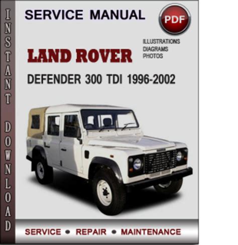 Land rover defender 300tdi 1996 repair service manual. - Bedienungsanleitung für technogym excite 500 sp synchro.