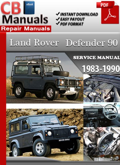 Land rover defender 90 1983 1990 online service manual. - Lg tromm dle5955w manual and check filter.