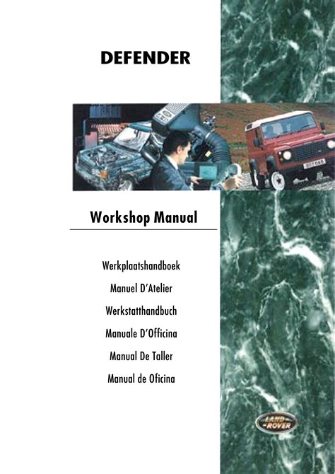 Land rover defender td5 tdi8 werkstatthandbuch 1999 2000 2001. - Gsm gprs gps tracker manual espanol.