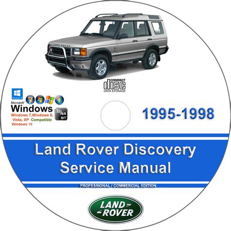 Land rover discovery 1995 1998 workshop service manual. - Manual de servicio camión komatsu 785.