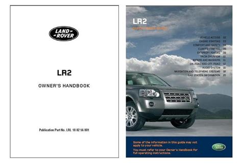 Land rover lr2 owners manual 2008. - Suzuki gt 200 x5 repair manual.