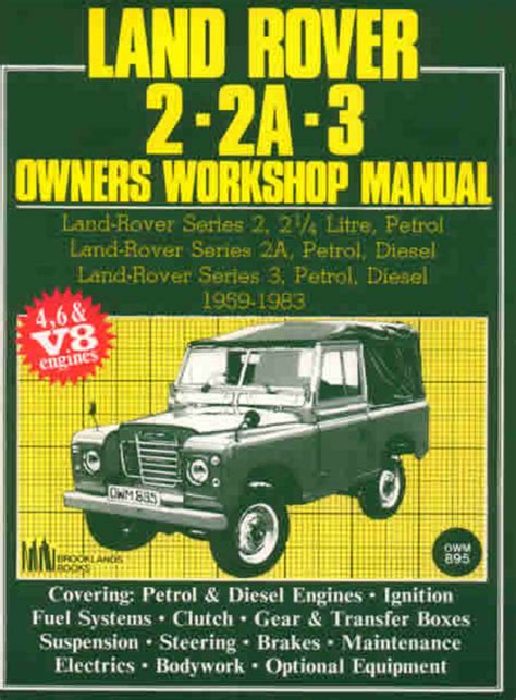 Land rover series 2 and 2a workshop manual. - Deutz allis dx160 traktor schaltplan service handbuch.