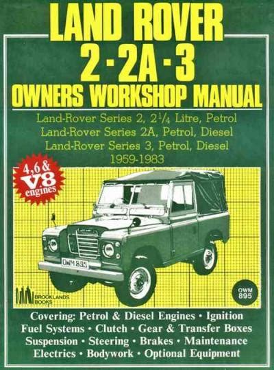 Land rover series 2a workshop manual. - Manual general ledger journal template excel.